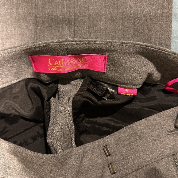 Bootcut pants with tuxedo stripe - Picture 2 of 3